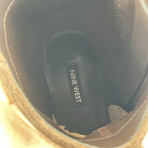 NEW Nine West Women Maribu Pointy Toe Dress Ankle Boot Brown Size 7M - Picture 6 of 10